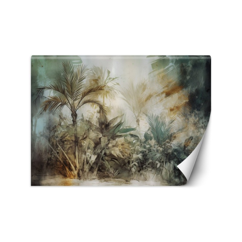 Modern wall mural - Palm trees in a rainforest | FEEBY