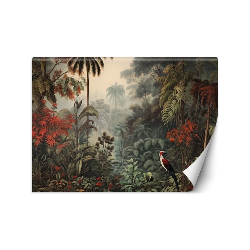 Modern living room wall mural - Plants in a tropical jungle | FEEBY
