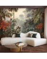 Modern living room wall mural - Plants in a tropical jungle | FEEBY