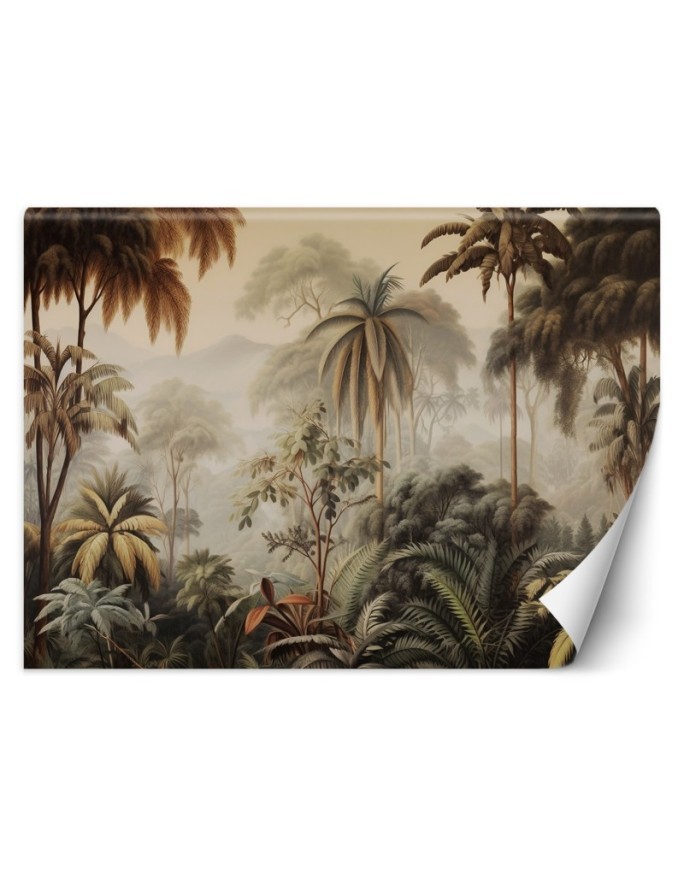 Living room wall mural - Tropical forest | FEEBY