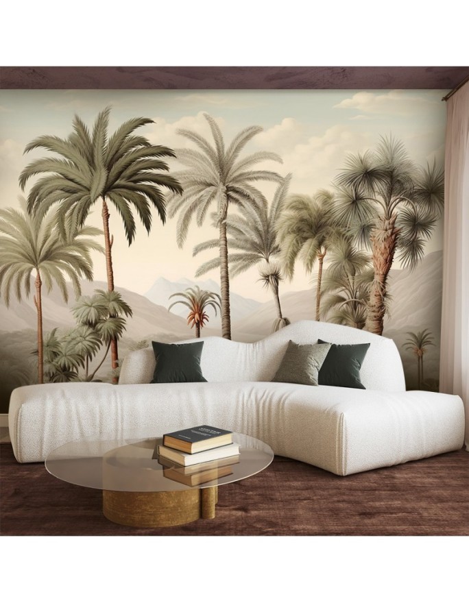 Modern wall mural - Tropical palm trees landscape| FEEBY