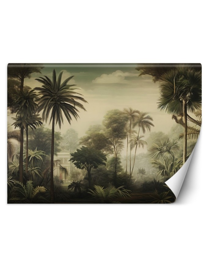 Wall mural - Exotic trees and palm trees landscape| FEEBY