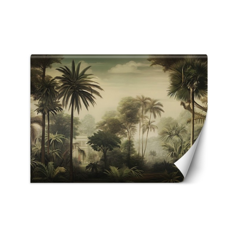 Wall mural - Exotic trees and palm trees landscape| FEEBY