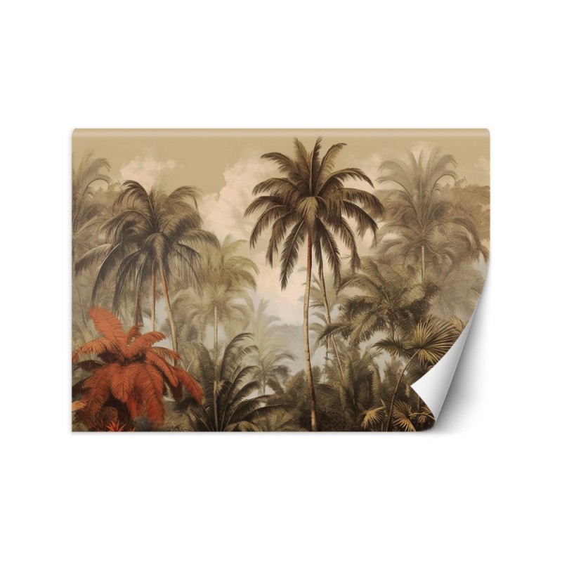 Bedroom wall mural - Tropical palm trees | FEEBY