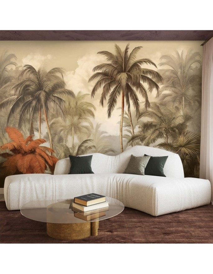 Bedroom wall mural - Tropical palm trees | FEEBY