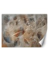 Modern wall mural - Autumn gold leaves vintage | FEEBY