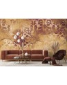Modern wall mural - Golden vintage ornament | FEEBY