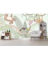 Children's wall mural - Tropical jungle animals | FEEBY