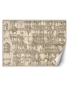 Living room wall mural - vintage column architecture | FEEBY