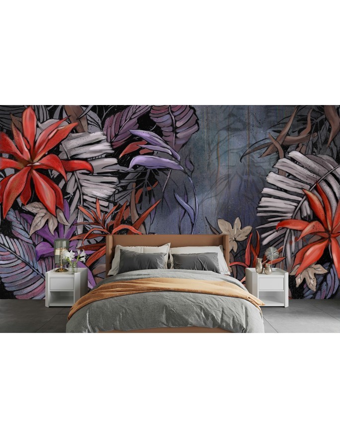 Wall mural - Exotic leaves in the jungle | FEEBY