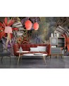 Bedroom wall mural - Exotic leaves in the jungle | FEEBY