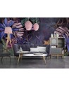 Wallpaper for living room - Palm tree leaves in the jungle | FEEBY
