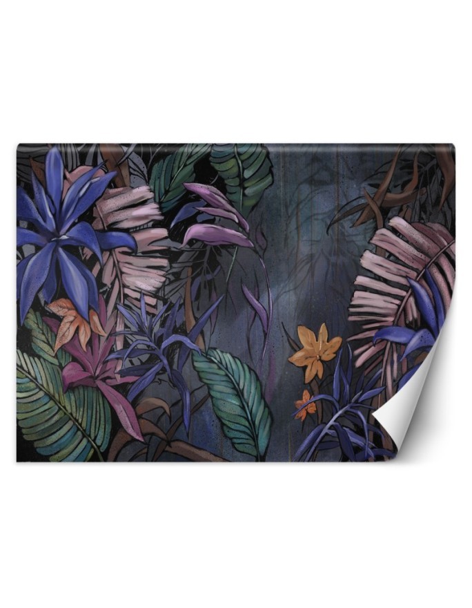 Bedroom wall mural - Monstera leaves in the jungle | FEEBY