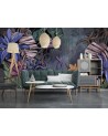 Bedroom wall mural - Monstera leaves in the jungle | FEEBY