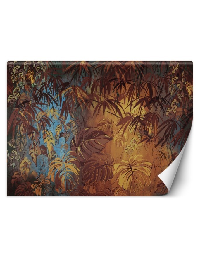 Modern wall mural - Tropical monstera leaves | FEEBY