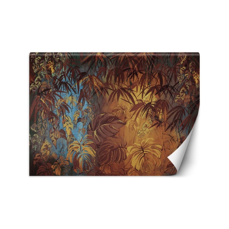 Modern wall mural - Tropical monstera leaves | FEEBY