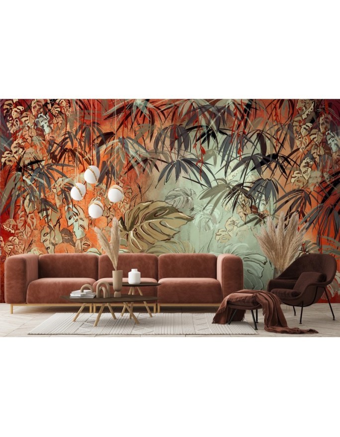 Wall mural - Tropical jungle leaves | FEEBY
