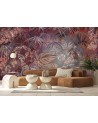 Bedroom wall mural - Tropical jungle leaves | FEEBY