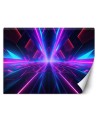 Wall mural - Neon tunnel 3D | FEEBY