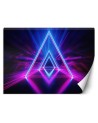 Wall mural - Neon tunnel abstract | FEEBY
