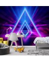 Wall mural - Neon tunnel abstract | FEEBY