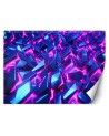 Wall mural - Neon crystals 3D | FEEBY