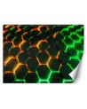 Modern wall mural - Neon shapes abstract 3D | FEEBY