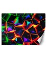 Youth Wall Mural - Colorful geometric abstraction 3D | FEEBY