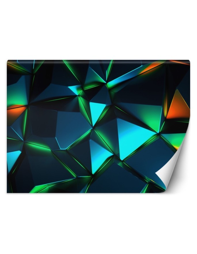 Wall mural - Geometric shapes 3D | FEEBY