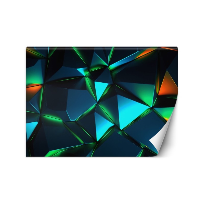 Wall mural - Geometric shapes 3D | FEEBY
