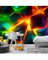 Modern wall mural - Colourful 3D abstraction | FEEBY