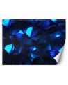 Game room wall mural - Blue abstract 3D | FEEBY