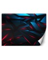 Living room wall mural - Abstract textures shapes 3D | FEEBY