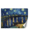 Photo wall mural - Starry night on the Rhone - V. van Gogh | FEEBY