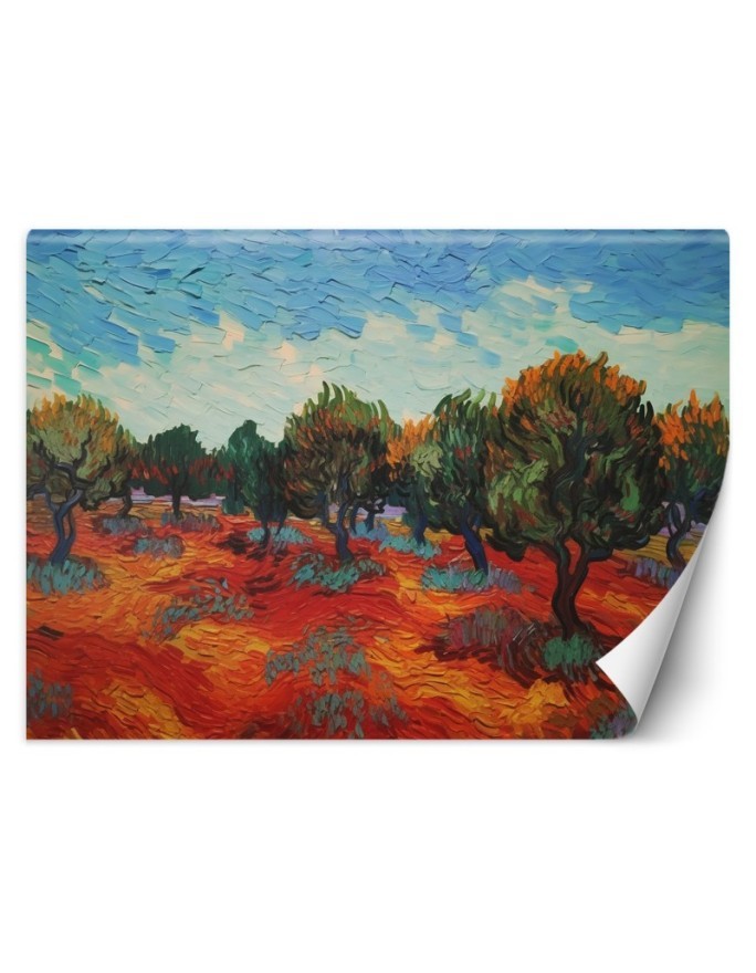Photo wall mural - Olive trees - V. van Gogh | FEEBY