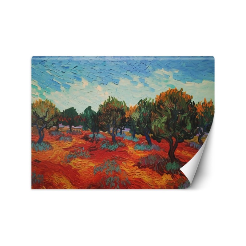 Photo wall mural - Olive trees - V. van Gogh | FEEBY