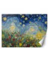 Bedroom wall mural - Starry night in the meadow - V. van Gogh | FEEBY