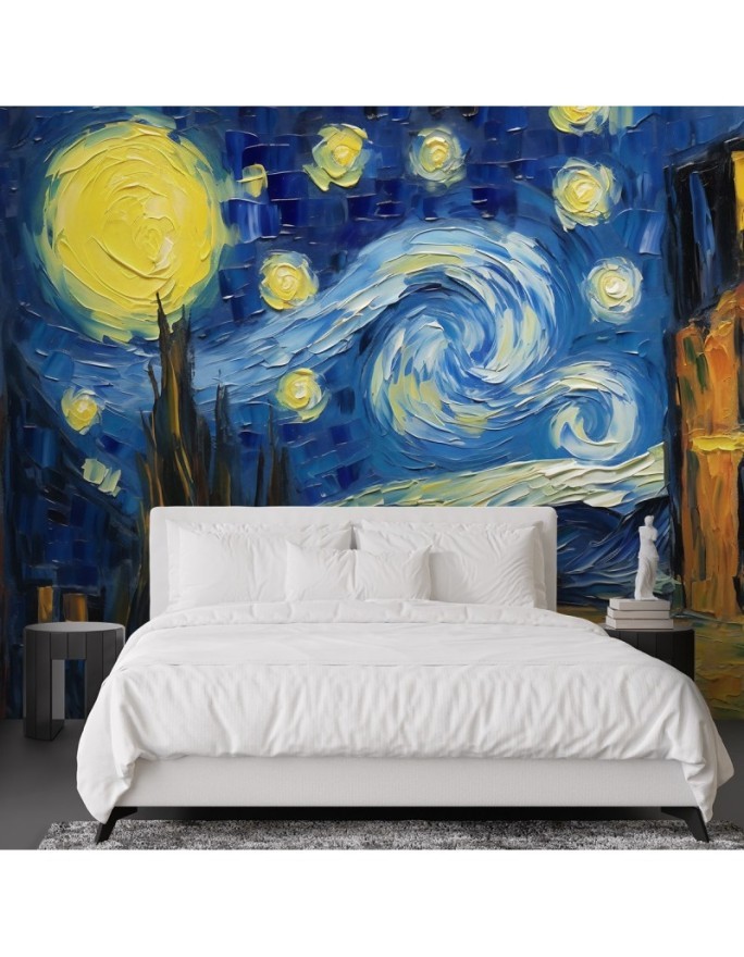 Wall mural - Starry night - V. van Gogh | FEEBY