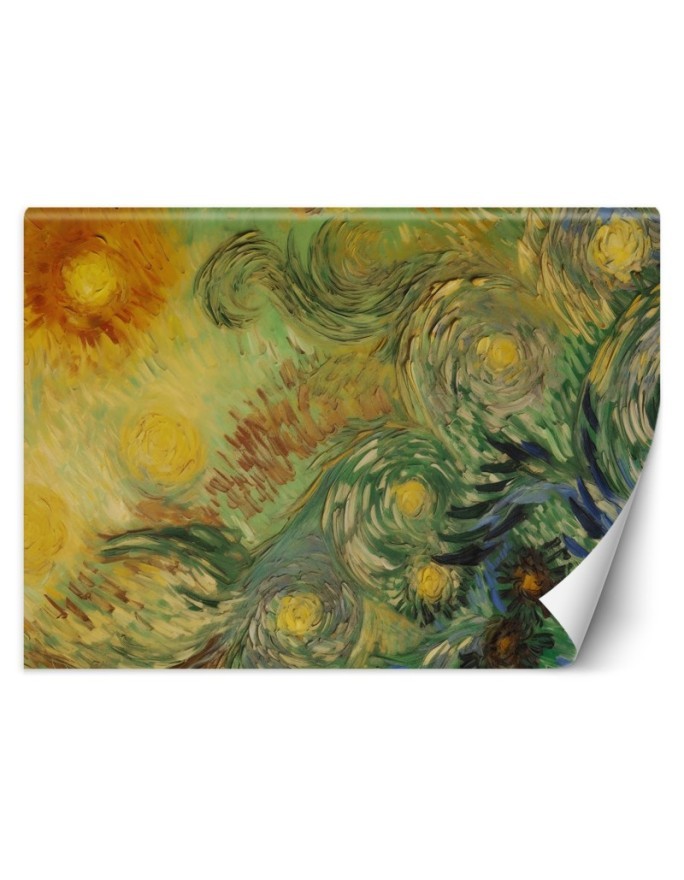 Wall mural - Sunflowers abstract - V. van Gogh | FEEBY