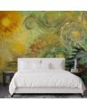 Wall mural - Sunflowers abstract - V. van Gogh | FEEBY