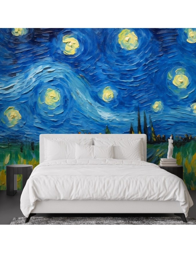 Wall mural - artists' reproductions - Starry night | FEEBY