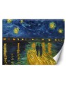 Wall mural - Starry night over the Rhone - V. van Gogh | FEEBY