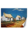 Wall mural - thatched cottages - V. van Gogh | FEEBY
