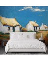Wall mural - thatched cottages - V. van Gogh | FEEBY