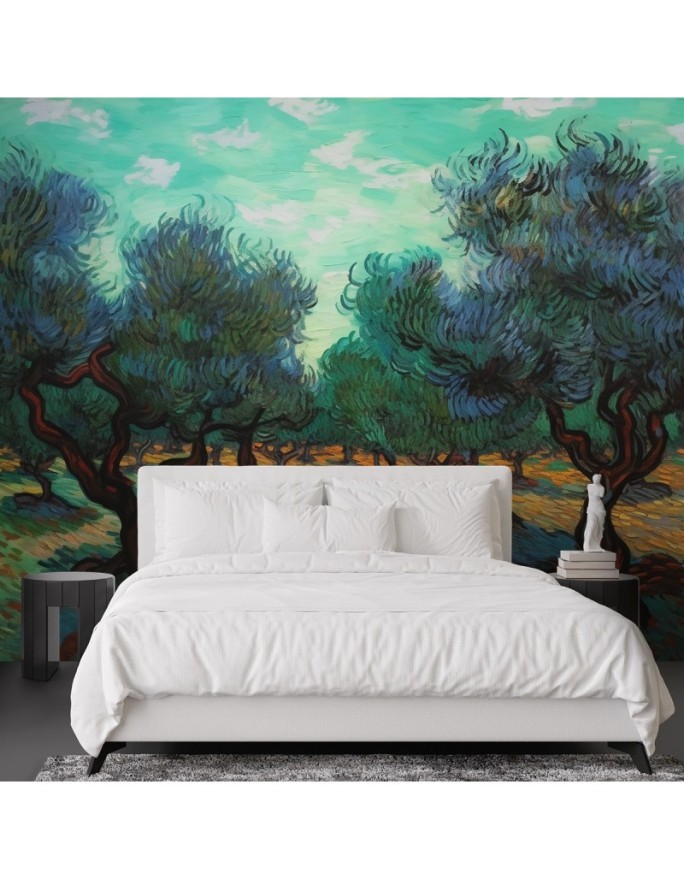 Wall mural - Olive grove - V. van Gogh | FEEBY