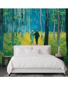 Bedroom wall mural - Couple in the forest - V. van Gogh | FEEBY