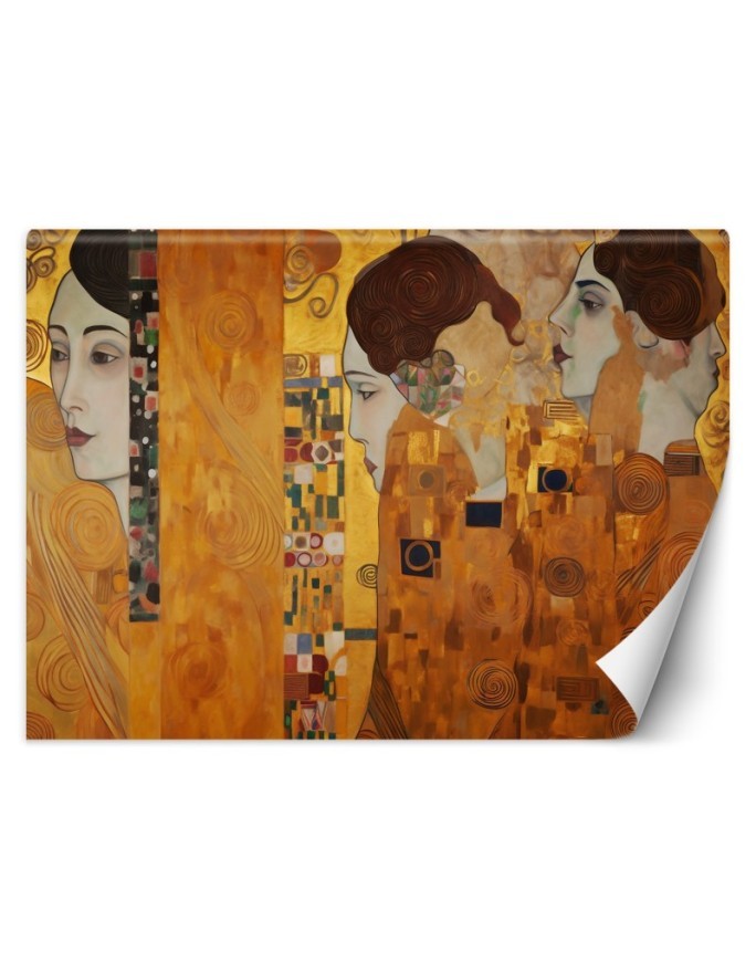 Wall mural - Golden portrait of a woman - G. Klimt | FEEBY