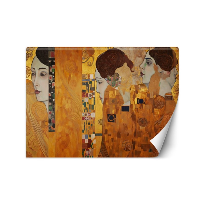 Wall mural - Golden portrait of a woman - G. Klimt | FEEBY