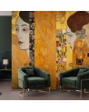Wall mural - Golden portrait of a woman - G. Klimt | FEEBY