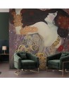 Photo wall mural - Inspiration with woman - G. Klimt | FEEBY